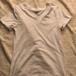 Faded Glory plain white V-neck